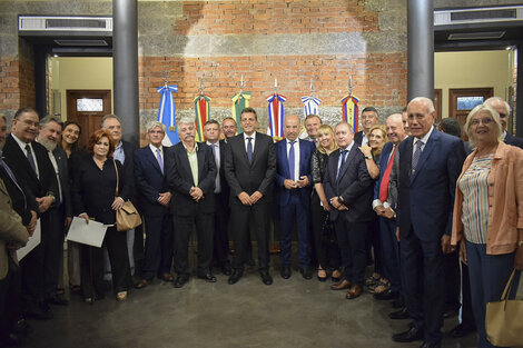 La sesión presidida por Sergio Massa, en el palacio legislativo.