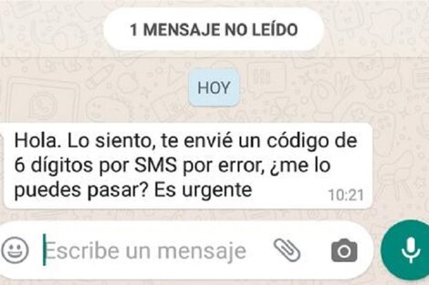 Así es mensaje de WhatsApp que no debe responderse. 