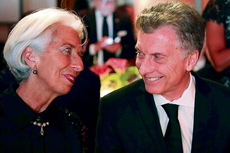 Christine Lagarde y Mauricio Macri