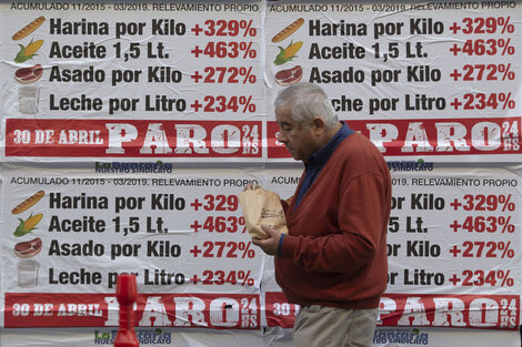 Afiche de convocatoria al paro del 30 de abril de 2019. Foto: Noticias Argentinas