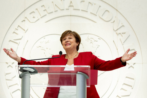 La titular del FMI, Kristalina Georgieva (Fuente: AFP)