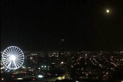 La espectacular caída de un meteoro en México