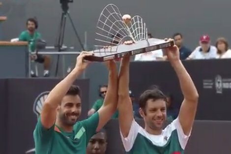 Zeballos celebró otro título junto a Granollers