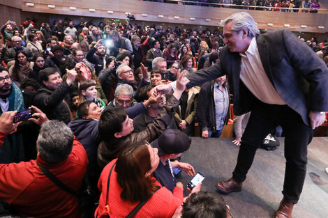Alberto Fernández en el Encuentro Abierto de Educación en la Universidad Nacional de General Sarmiento.