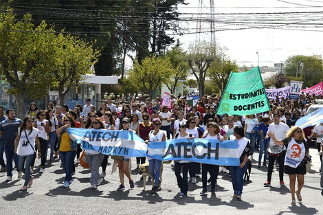 Paro docente en Chubut