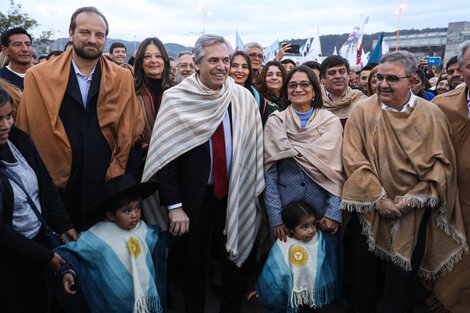 El candidato del Frente de Todos estuvo el sábado en Catamarca.