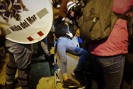 Las reivindicaciones sociales y las protestas también llegaron a Viña del Mar.