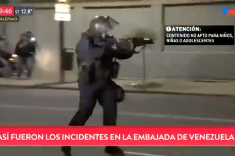 La Policía de la Ciudad disparó directo contra los manifestantes.