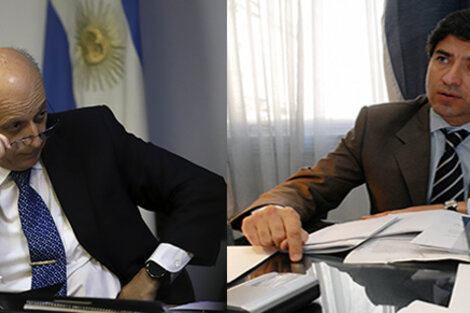 El procurador Eduardo Casal y el camarista Alejandro Slokar. 