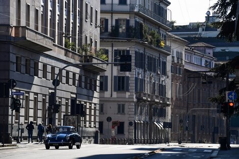 Calles vacías en MIlán, en la región de Lombardía, la región italiana más afectada por el coronavirus.