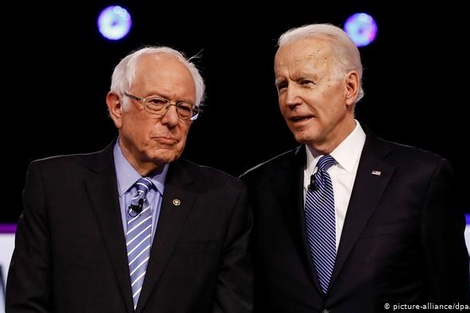 Sanders y Biden suspendieron sus actos de campaña por el coronavirus