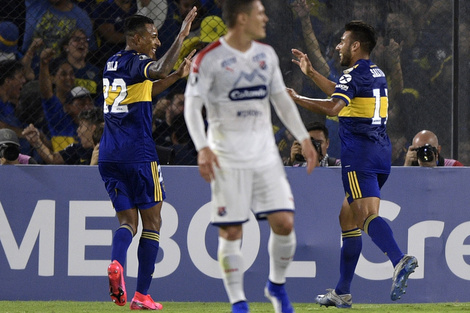 Boca siguió la fiesta en la Copa Libertadores