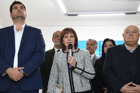 La ministra de Seguridad, Patricia Bullrich, ya tiene su propia colimba. 