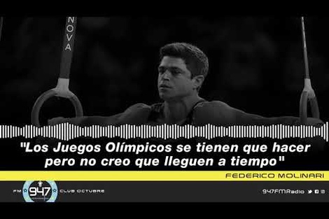Federico Molinari: "Los Juegos Olímpicos se tienen que hacer, pero no creo que lleguen a tiempo"