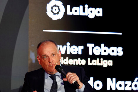 Javier Tebas, presidente de la LaLiga. (Fuente: EFE)