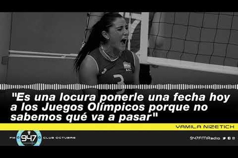 Yamila Nizetich: "Es una locura ponerle una fecha hoy a los Juegos Olímpicos"