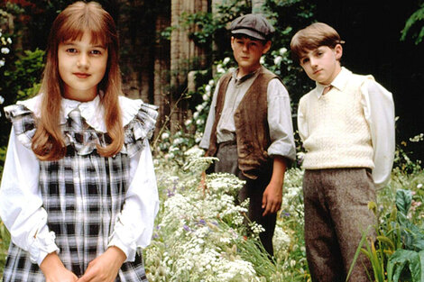 Andrew Knott, Kate Maberly y Heydon Prowse en El jardín secreto (1993)