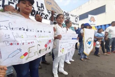 Enfermeras de Guayana reclaman desde 2019 insumos y mejora de las condiciones laborales.