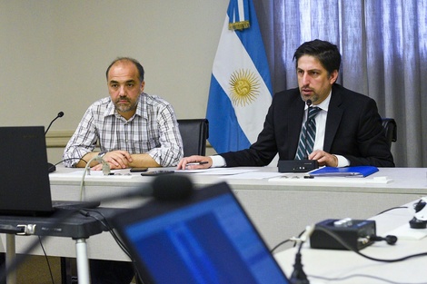 Como viene sucediendo en tiempos de cuarentena, la reunión fue por videoconferencia. (Fuente: Télam)