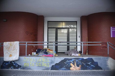 En los primeros días de cuarentena se trabajó con adolescentes en situación de calle. (Fuente: Andres Macera)