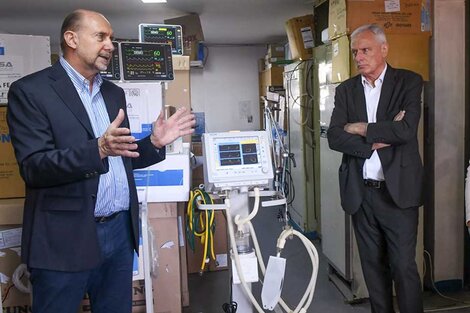 Perotti y Parola valoraron la incorporación de equipamiento sanitario.