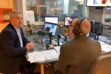 Fernández y Pereyra en plena charla en Córdoba. 