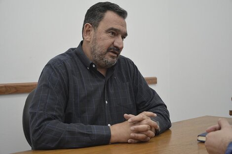 Claudio Leoni, secretario general de la Federación de Trabajadores Municipales.