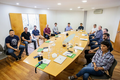 El gobernador bonaerense se reunió con algunos intendentes.