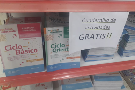 Cartillas de la Nación a la espera de ser entregadas en escuelas