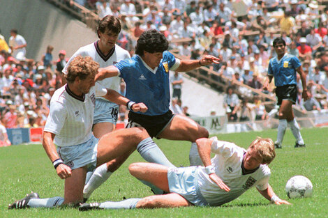 Maradona, capitán y emblema de la Selección en México '86.