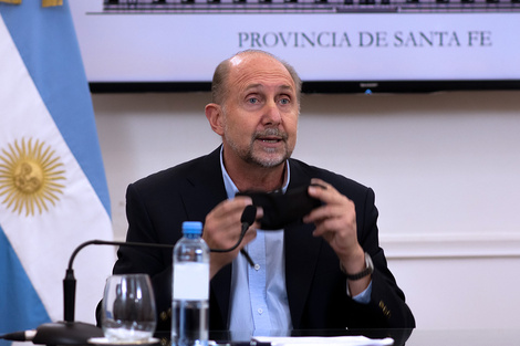 Gobernador Omar Perotti: "Actividad sin dañar la salud".