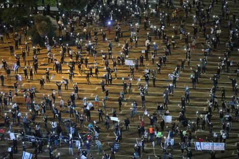 Israel: una marcha de 2 mil personas con distanciamiento social  