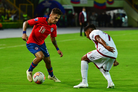 Cavalleri, con la Roja, en el sudamericano de Colombia.