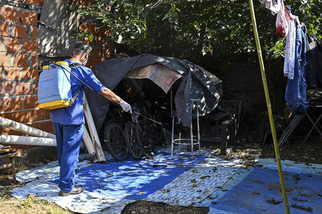 Redoblan la fumigación contra el mosquito. (Fuente: Prensa MR)