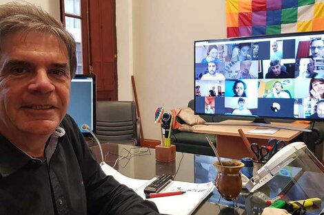 Llonch participó de una videoconferencia con el Consejo Federal de Cultura.