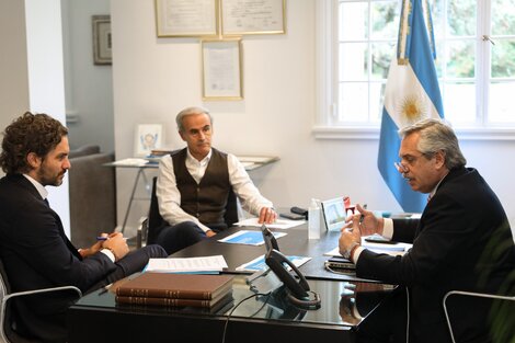 Alberto Fernández dialogó con Piñera desde Olivos.