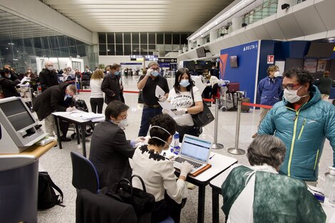 Coronavirus: partió de Roma un vuelo con 140 repatriados