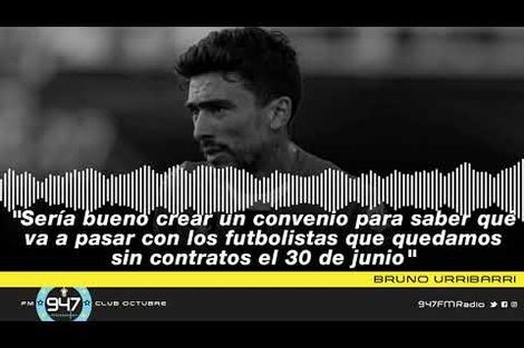 Bruno Urribarri: "Sería bueno crear un convenio para saber qué va a pasar con los futbolistas"