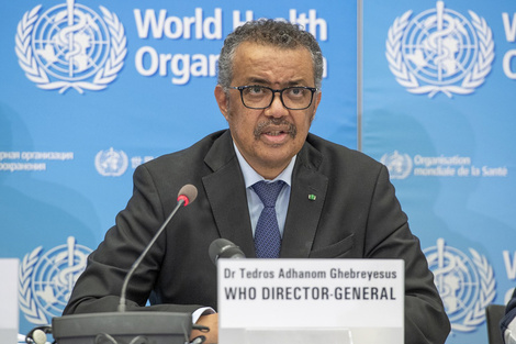 El director general de la OMS espera tener noticias de una vacuna contra el coronavirus.