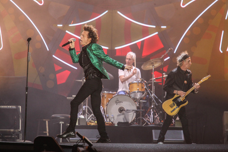 Los Stones en el Estadio Unico de La Plata, en 2016.