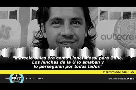 Cristian Milla: "Marcelo Salas era como Lionel Messi para Chile. Lo amaban"