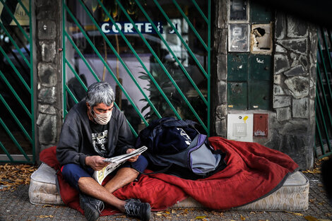 Los paradores porteños  no alcanzan ni a la mitad de las personas en situación de calle