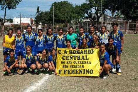 Las jugadoras de Rosario Central.