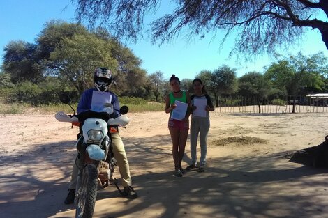 Adelaido Sánchez, el docente que recorre kilómetros para seguir educando 