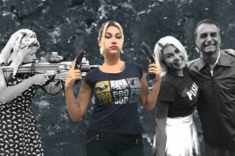 Civiles armados apoyan a Bolsonaro en Brasilia