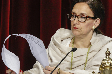 El apriete de Gabriela Michetti a Mario Cimadevilla 