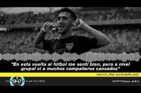 Nicolás González: "En la vuelta me sentí bien, pero a nivel grupal vi a varios compañeros cansados"