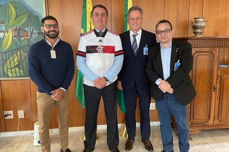 Bolsonaro se reunió para la vuelta del fútbol