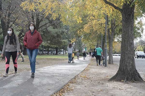 La costa central fue uno de los lugares donde más caminantes se vieron.    