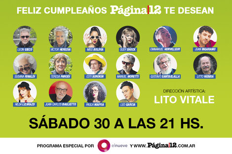 Feliz Cumpleaños Página/12